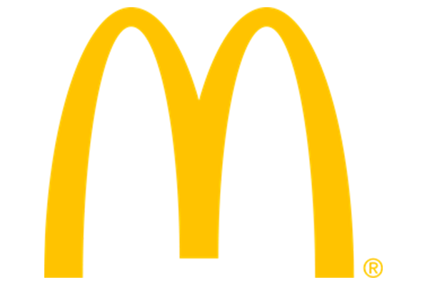 famous McDonald’s logo a fast food restaurant 