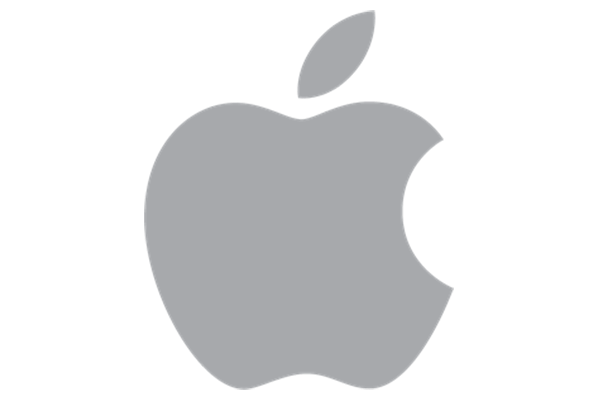 famous Apple logo a technology company 