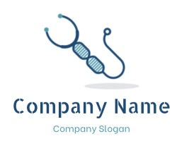 Illustration of a stethoscope with blue capsules connected along its tubing.