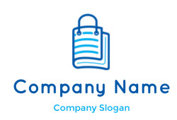 Blue outline icon of a padlock with an open book beneath it.