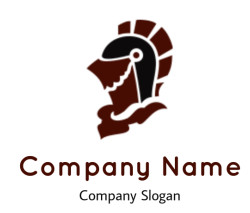 security logo maker spartan helmet - logodesign.net