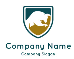 Stylized logo of an eagle on a shield emblem.