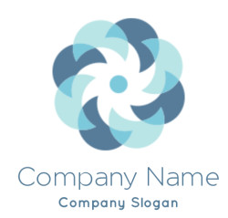 create a spa logo crescent pattern mandala