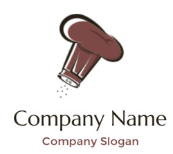 Illustration of a brown chef hat symbolizing cooking and culinary arts.