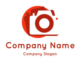 photography logo negative space camera