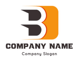 Letter B logo symbol square shape incorporating B