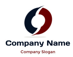 Stylized hurricane symbol logo with red and navy colors.