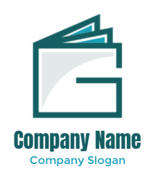 alphabets logo line art forming Letter G