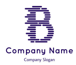 Purple abstract Toddle logo design featuring a creative pattern.