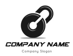 Black open lock icon symbolizing security and accessibility.