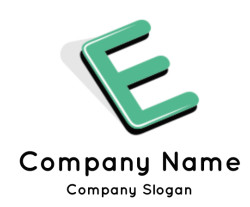 Create a Letter E 3D logo