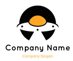 A graphic of a UFO with a yellow light at its center.