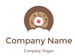 food logo image cookie with target sign