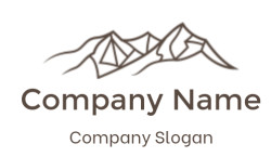 landscape logo lines forming mountain