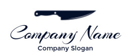 create a restaurant logo chef's knife