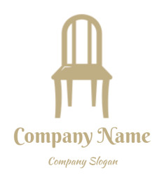 furniture logo chair with high back