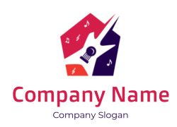 Abstract image combining a fountain pen nib and music notes.