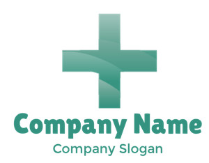 Green gradient plus icon symbol.