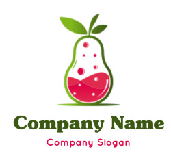 make a food logo online chemicals inside pear