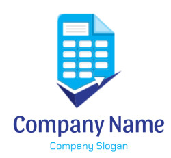 Blue spreadsheet icon with checkmark symbol.