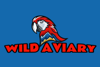Logo of Wild Aviary featuring a colorful parrot illustration.