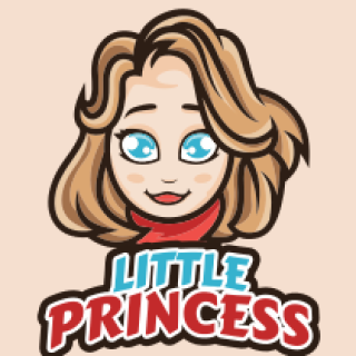 A cartoon avatar of a smiling girl with blue eyes and blonde hair, labeled 'Little Princess'.
